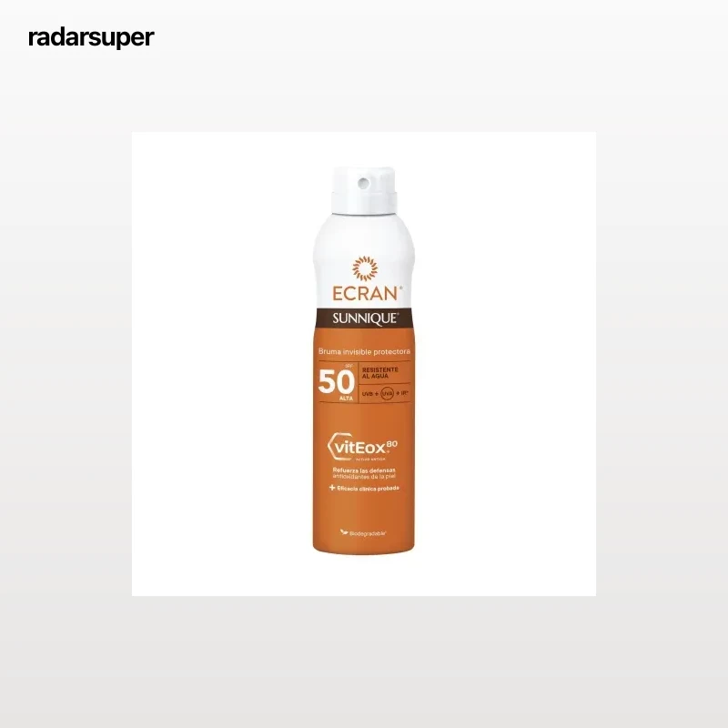 Spray bruma invisible protectora SPF 50 Ecran Sunnique 250 ml.