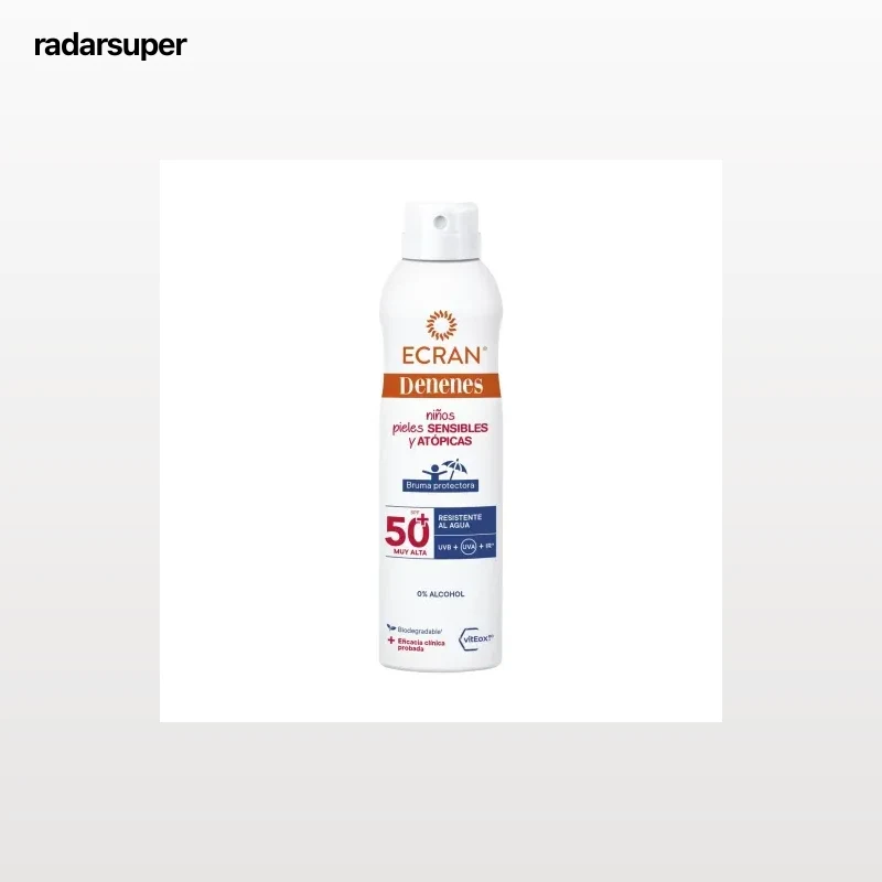 Spray bruma protectora para pieles sensibles y atópicas SPF50+ Ecran Denenes 250 ml.