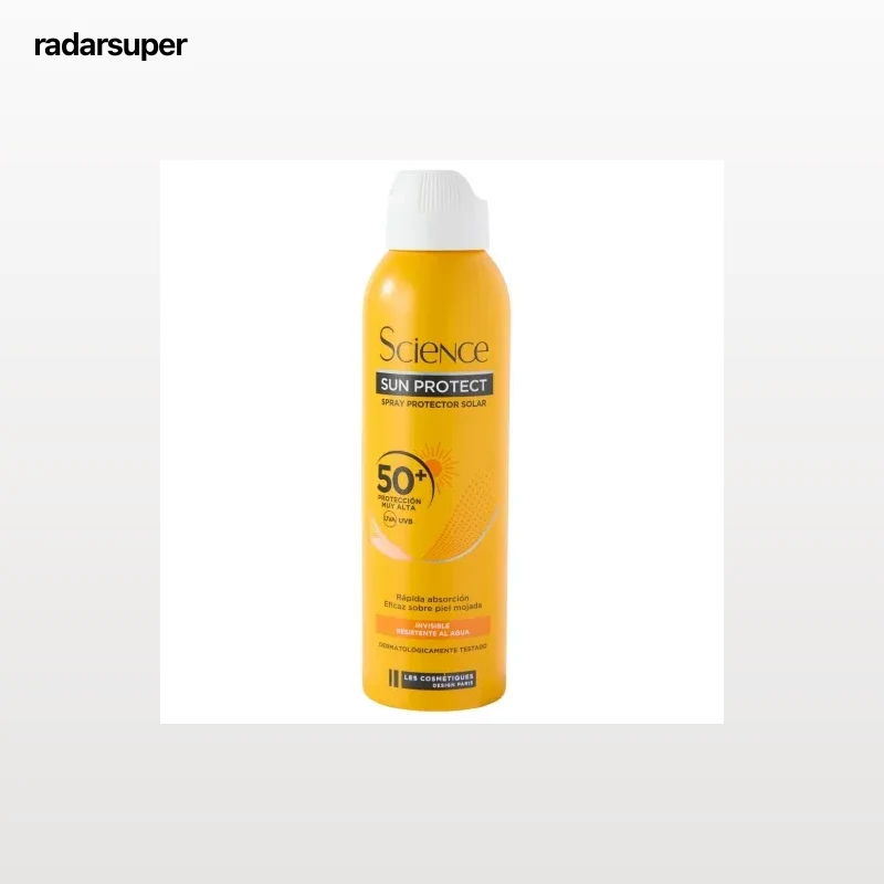 Spray protector solar invisible SPF50+ Science Les Cosmetiques 200 ml.