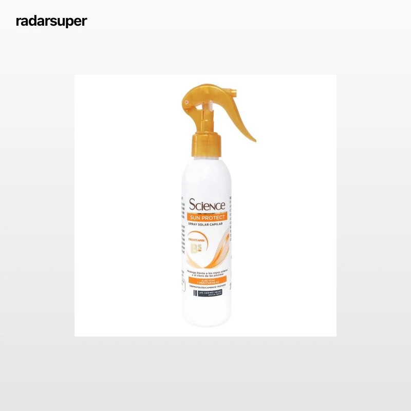 Spray solar protector capilar con aloe vera y provitamina B5 Science Les Cosmétiques 200 ml.