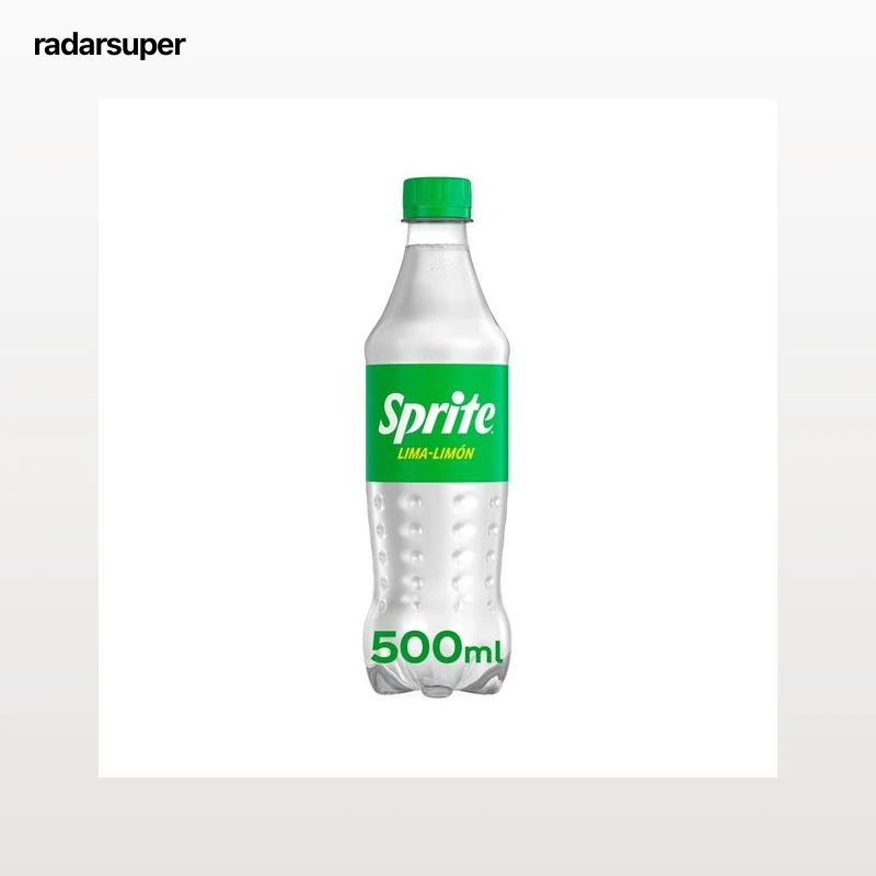 SPRITE Refresco de lima y limón bajo en azúcar botella 500 ml.