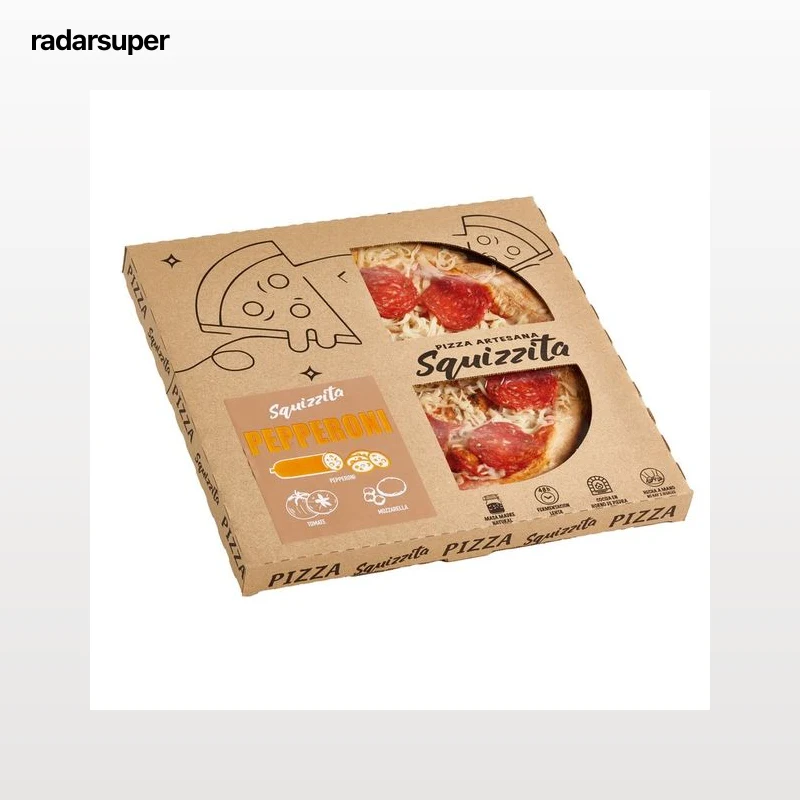 SQUIZZITA Pizza artesana de pepperoni 420 g.