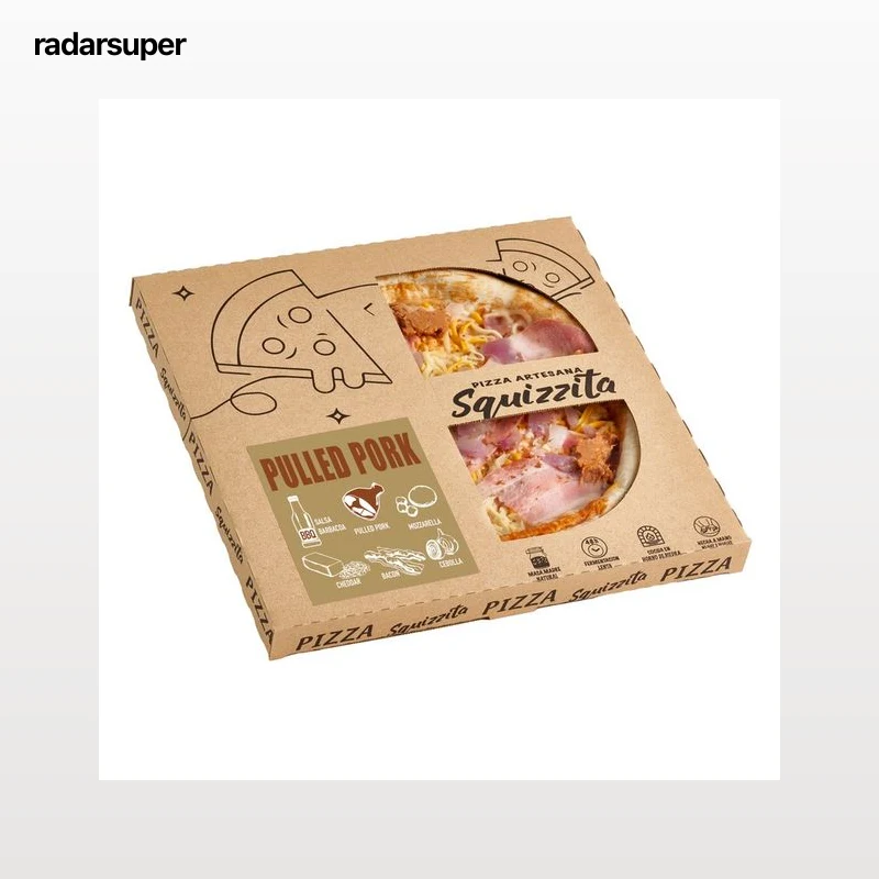 SQUIZZITA Pizza artesana de pulled pork 440g.