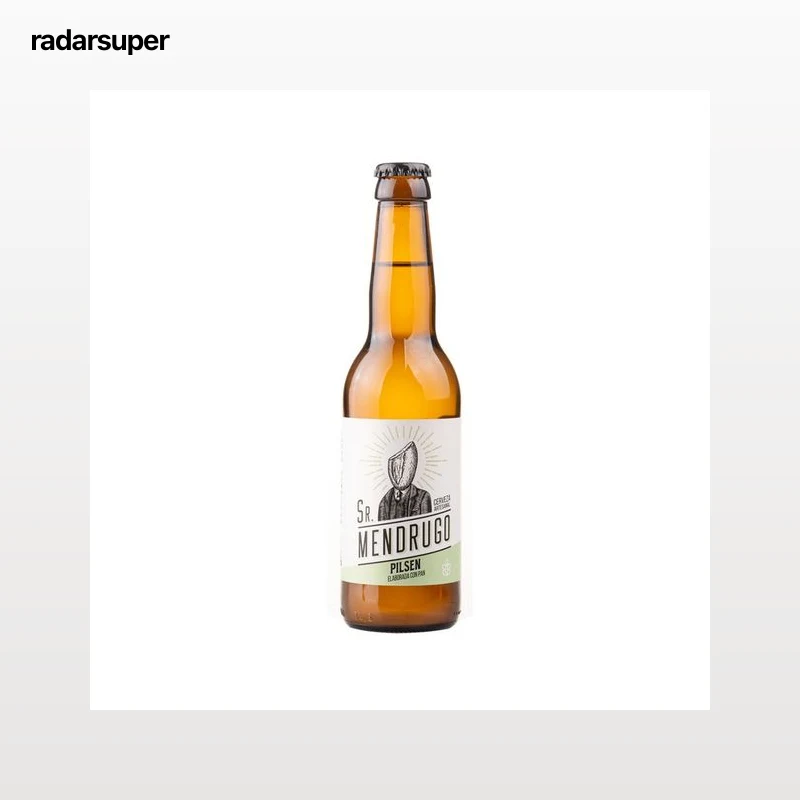 SR MENDRUGO Cerveza premium rubia nacional 33 cl.