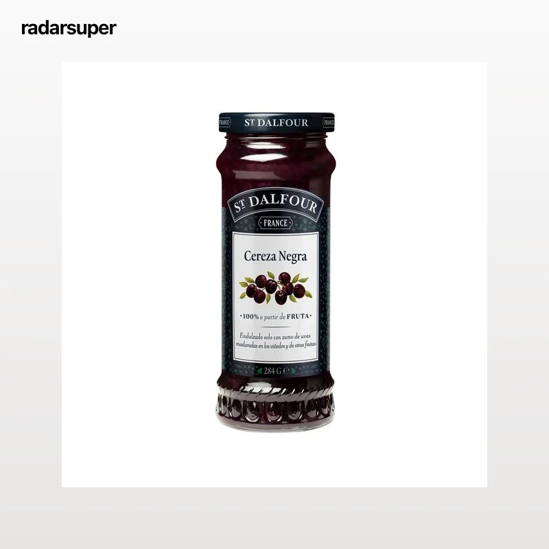 ST.DALFOUR Mermelada de cerezas negras 284 g.