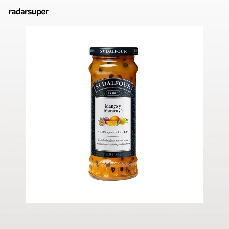 ST.DALFOUR Radsodia fruta, confitura de maracuyá y mango 284 g.