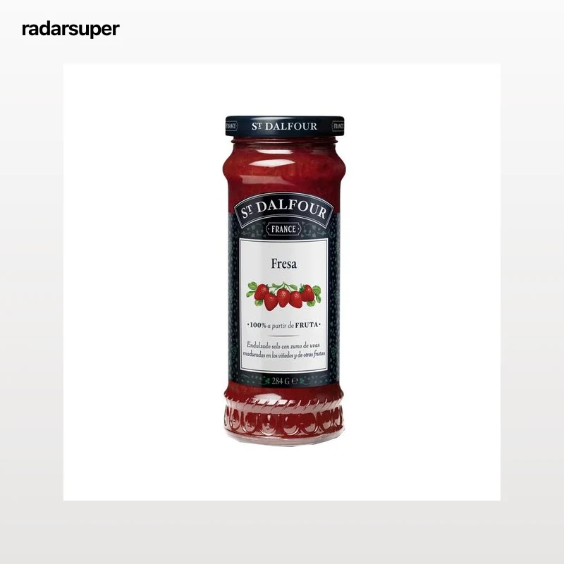 ST.DALFOUR Rapsodia 100% fresa endulzado con zumo de uva y frutas natural,