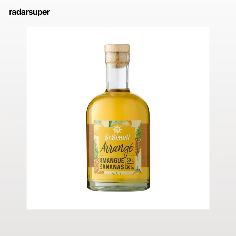 ST SIMON Arrangé Ron infusionado con mango y piña botella 50 cl