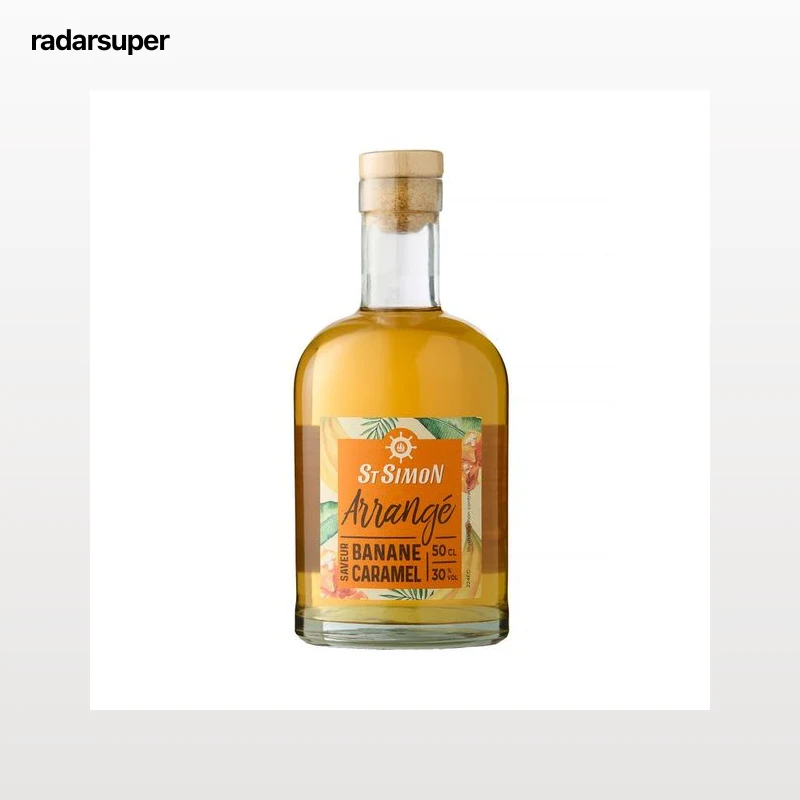 ST SIMON Arrangé Ron infusionado con plátano y caramelo botella 50 cl