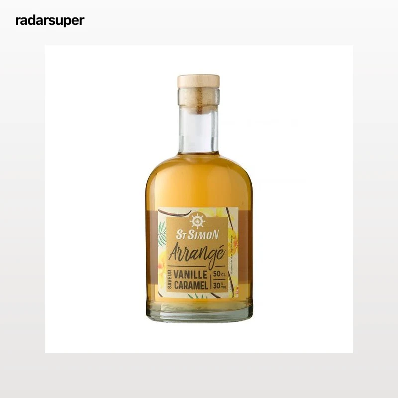 ST SIMON Arrangé Ron infusionado con vainilla y caramelo botella 50 cl