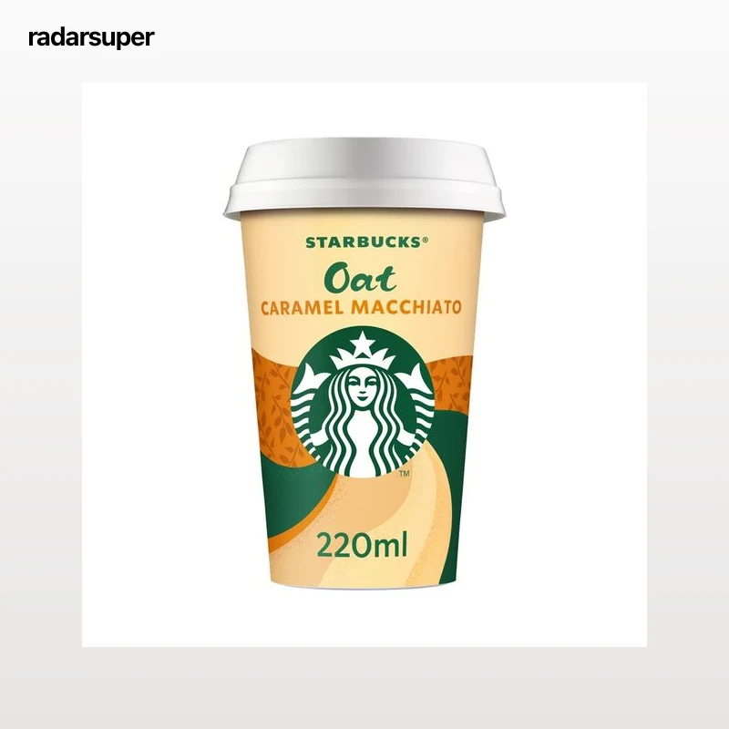 STARBUCKS Bebida de avena, café y caramelo macchiato 220 ml.