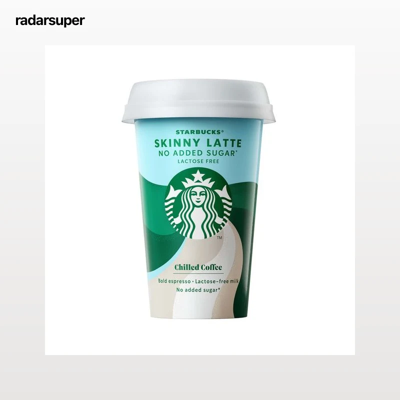 STARBUCKS Bebida de café expresso con leche, sin lactosa y sin azúcares añadidos Skinny latte 220 ml.