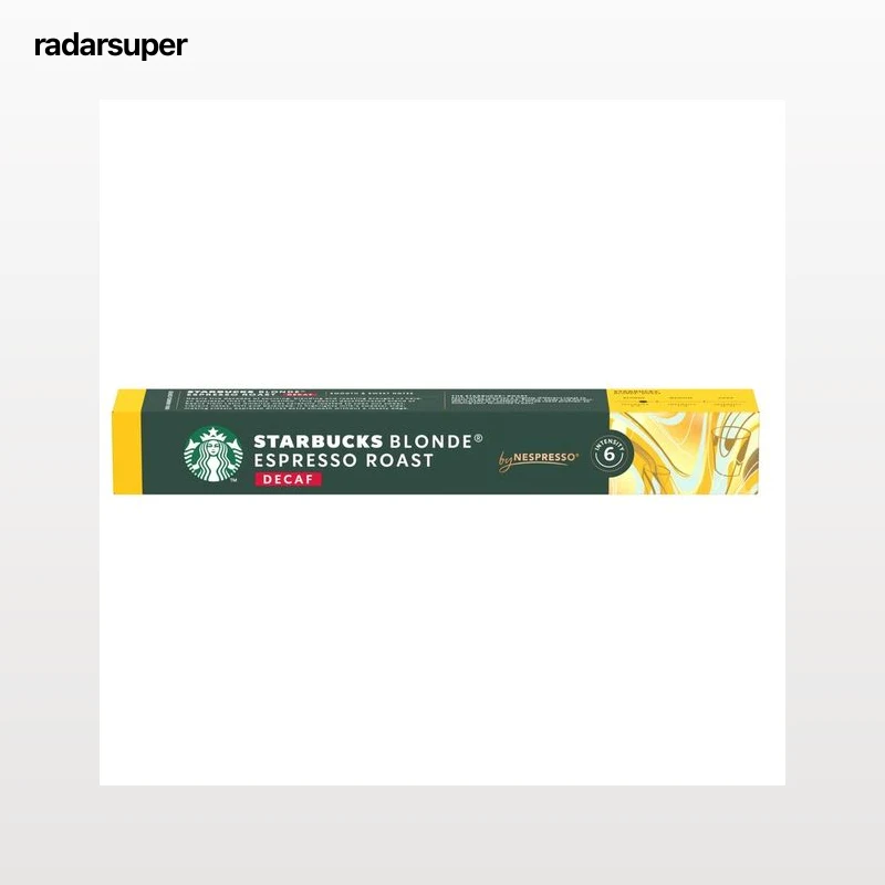 STARBUCKS Café en cápsulas blonde descafeinado nespresso 10 uds 55 g.