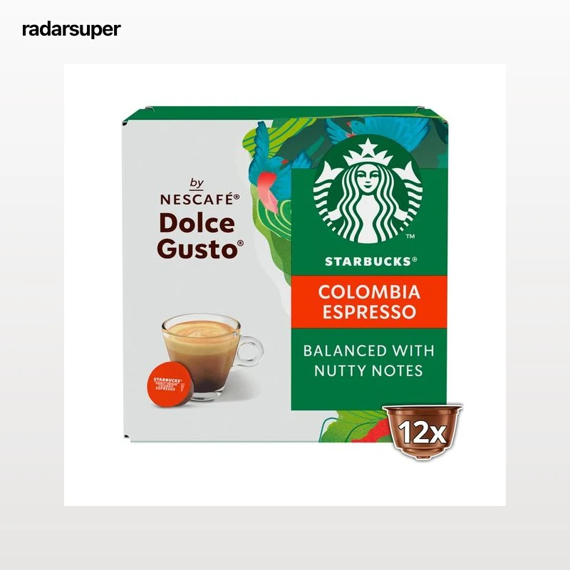 STARBUCKS Café en cápsulas espresso Colombia I7, 12 uds.