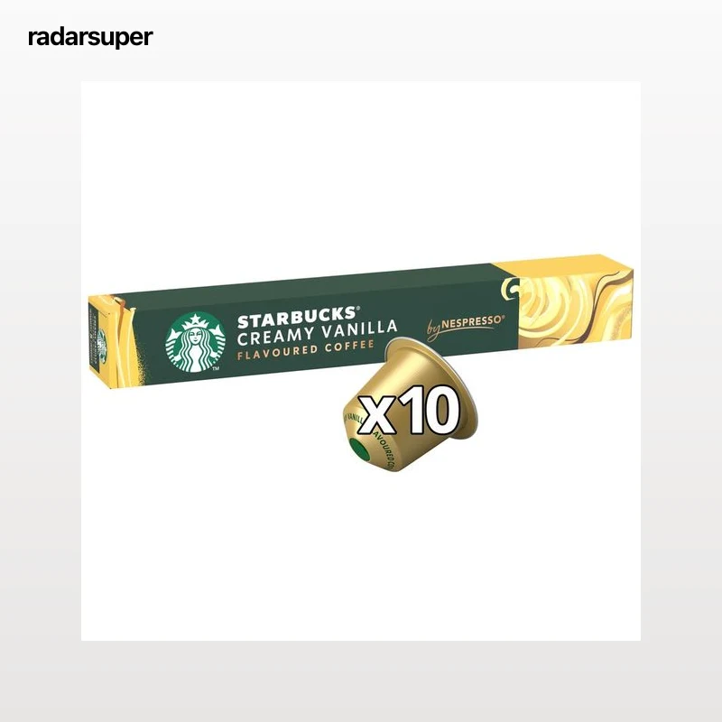 STARBUCKS Creamy Vainilla Café en cápsulas 10 uds, 51 g.