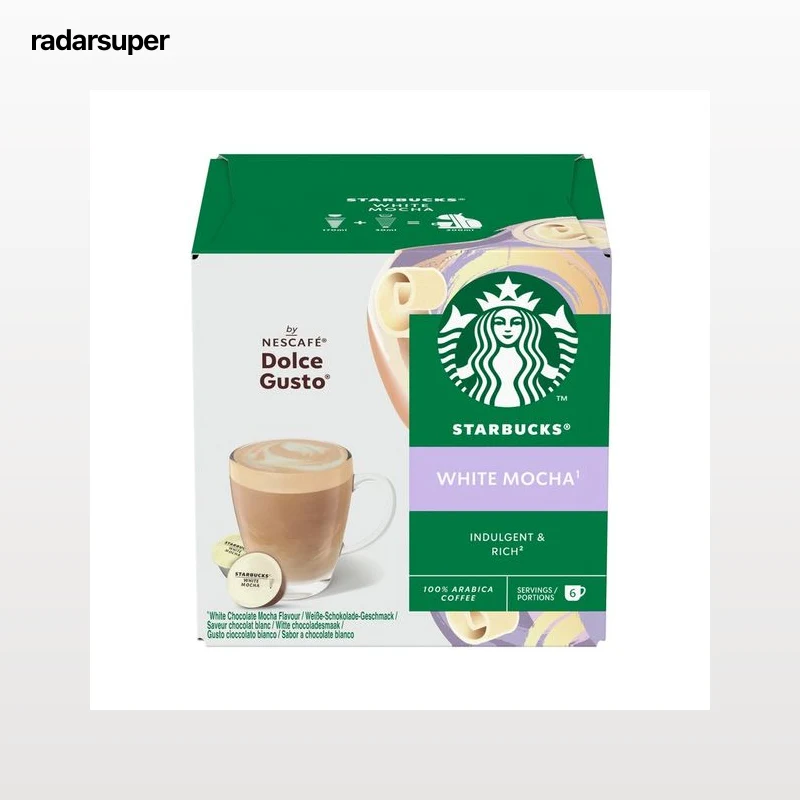 STARBUCKS White mocha Café en cápsulas 6 uds.