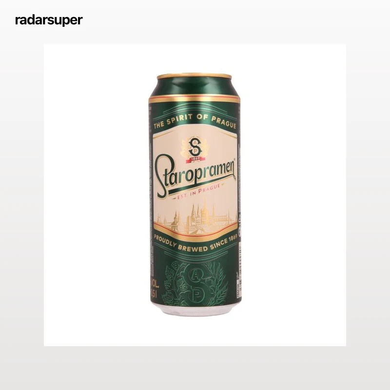 STAROPRAMEN Cerveza pilsner checa lata 50 cl.
