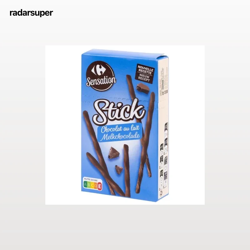 Sticks de chocolate con leche Carrefour Sensation 90 g.