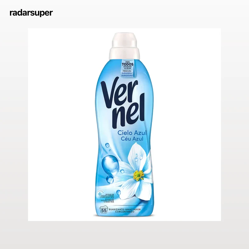 Suavizante cielo azul Vernel 55 lavados