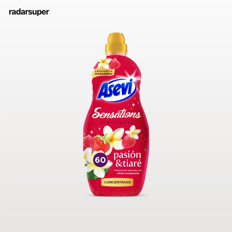 Suavizante Concentrado Asevi 60 Lavados Pasión & Tiaré