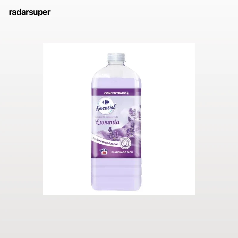 Suavizante concentrado lavanda Essential Carrefour 80 lavados.