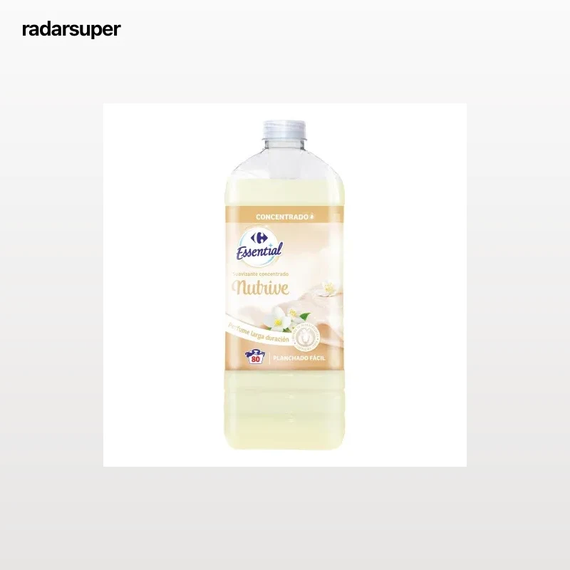 Suavizante concentrado nutrive Essential Carrefour 80 lavados.