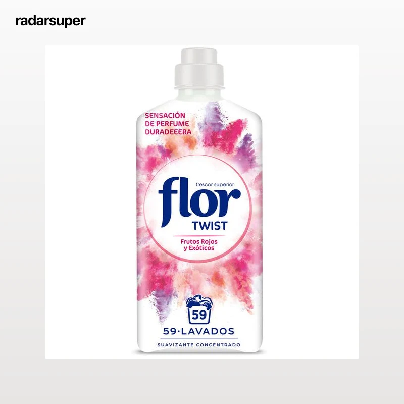 Suavizante Flor Twist 59 lavados Frutos Rojos