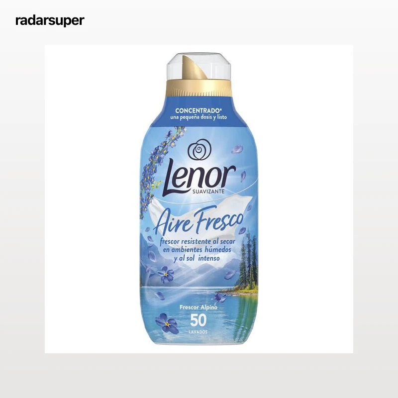 Suavizante con frescor alpino Lenor 50 lavados