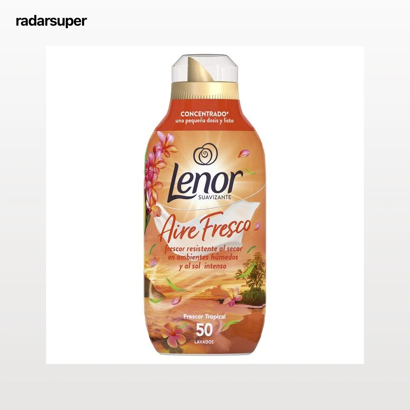 Suavizante con frescor tropical Lenor 50 lavados