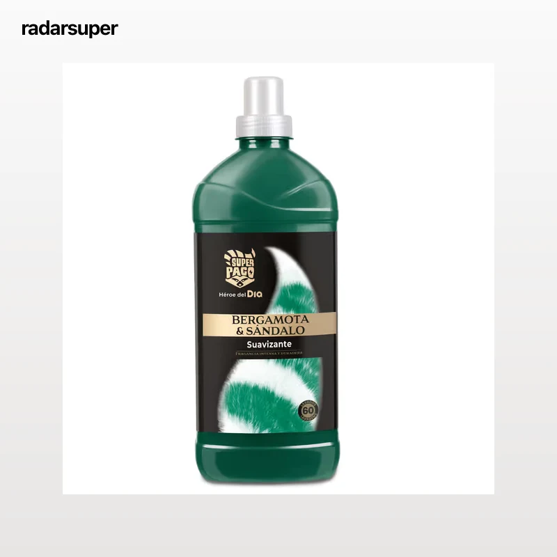 Suavizante premium bergamota y sándalo Dia Super Paco botella 60 lavados