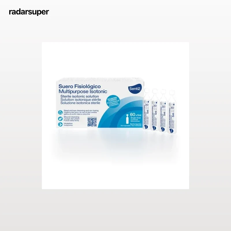 Suero fisiológico pack de 2 unidades 30 monodosis de 5 ml.
