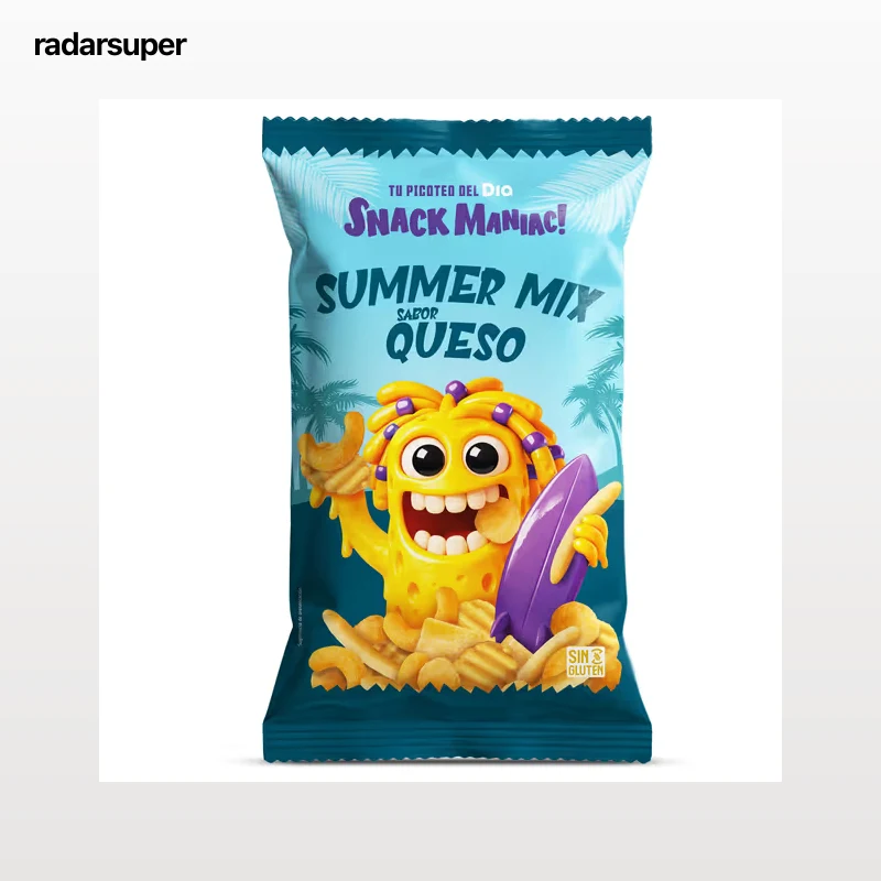 Summer mix sabor queso Dia Snack Maniac 85 g