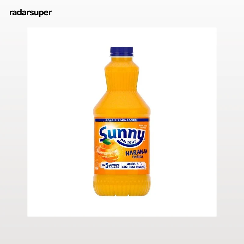 SUNNY DELIGHT Refresco refrigerado Florida botella de 1,25 l.