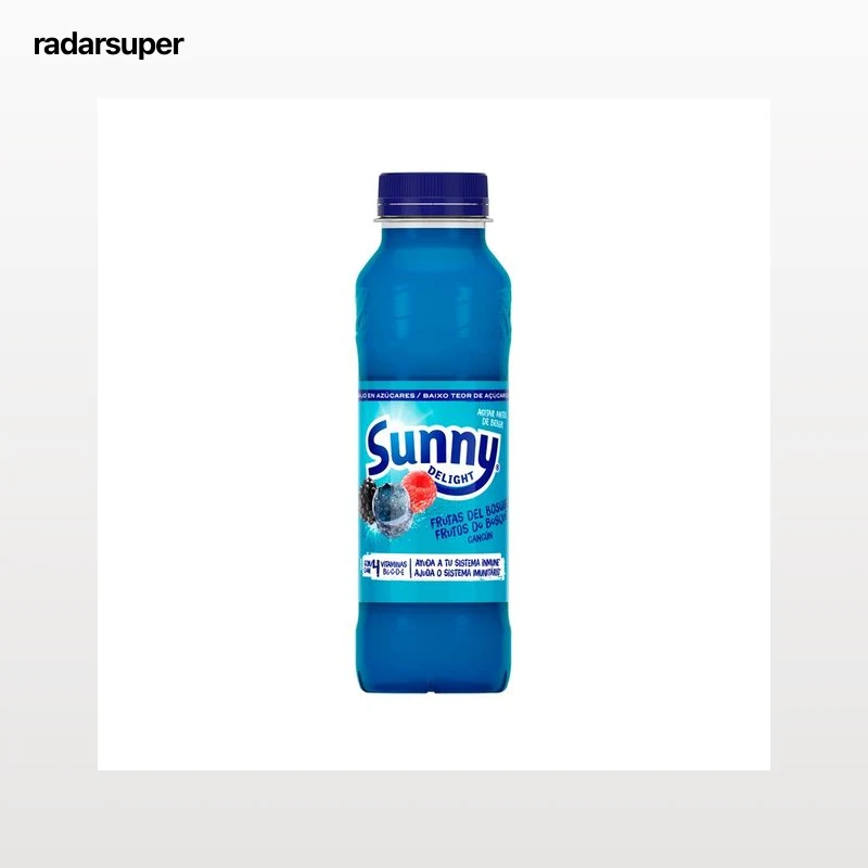 SUNNY DELIGHT Refresco refrigerado con sabor a frutas del bosque botella de 31 cl.