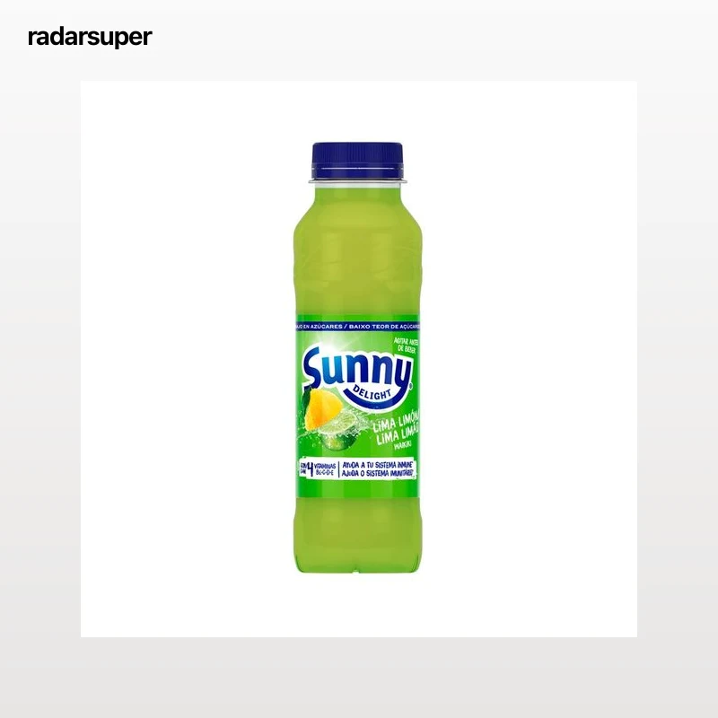 SUNNY Refresco vitaminico sabor a lima limón 310 ml.