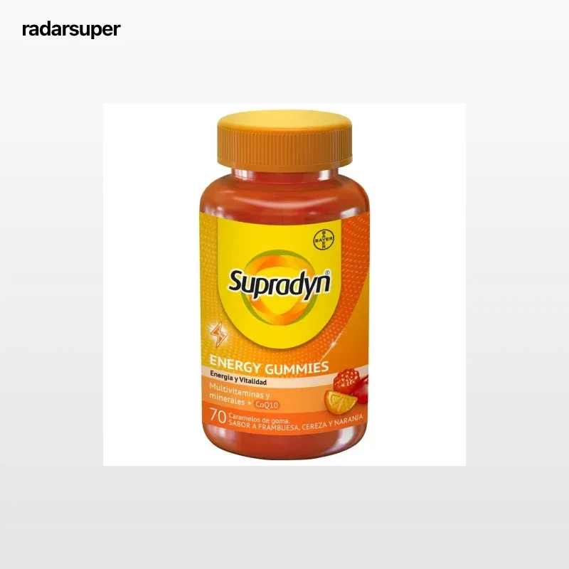 Supradyn energy adultos sin gluten y sin lactosa 70 ud.