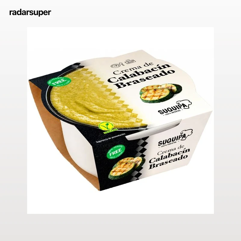 SUQUIPA Crema de calabacín braseado 300 g.