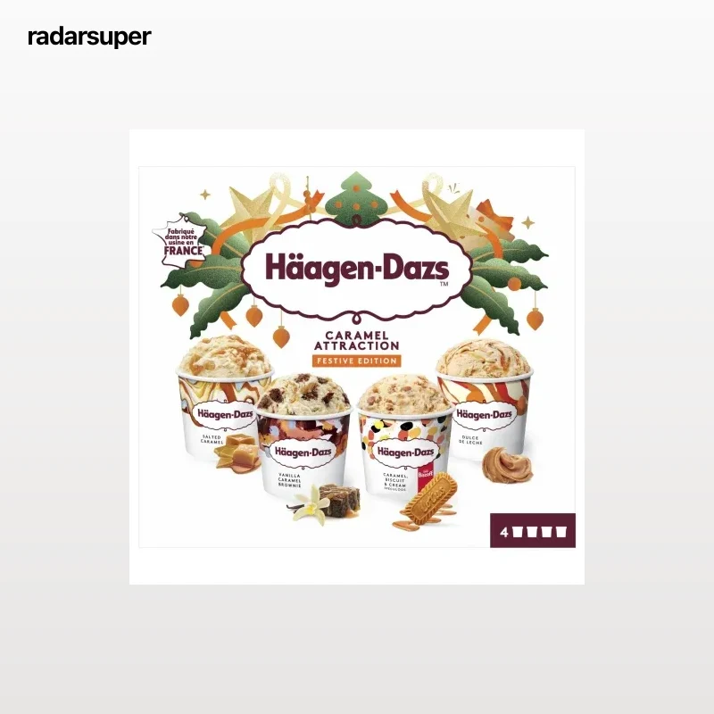 Surtido de helados Caramel Collection Häagen-Dazs 4 uds.