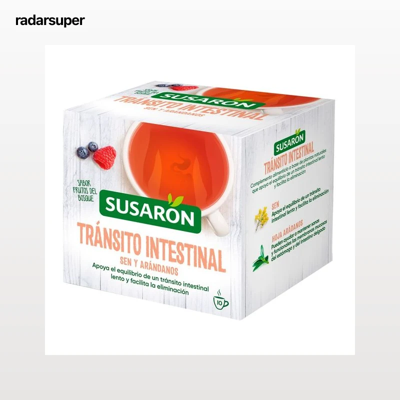 SUSARON Infusión para el tránsito intestinal de sen y arándanos 10 uds. 13 g.
