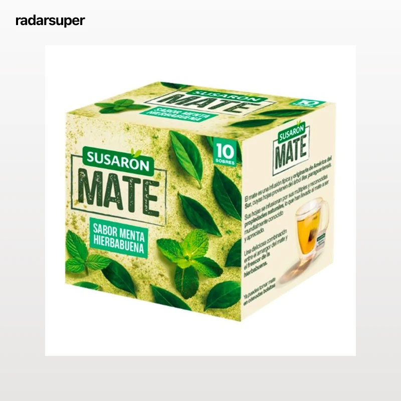SUSARON Mate sabor hierbabuena 10 uds. 15 g.
