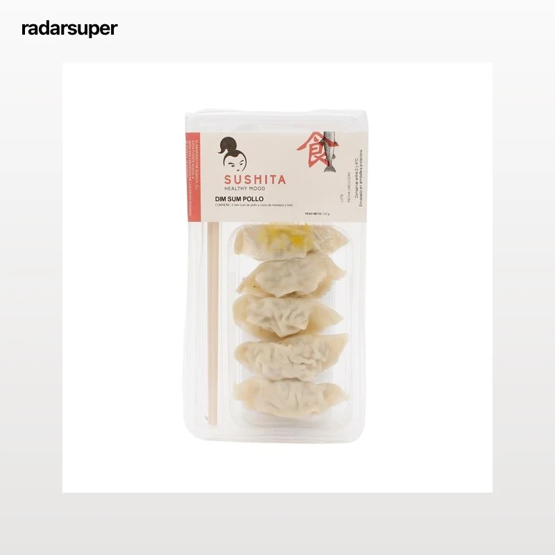 SUSHITA Bandeja dim sum orientales rellenos de pollo 6 uds. 128 g.