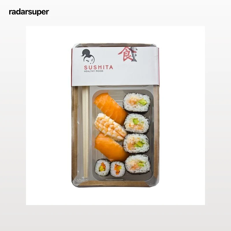 SUSHITA Bandeja con futomakis, nigiris y hosomakis SUSHITA 210 g.
