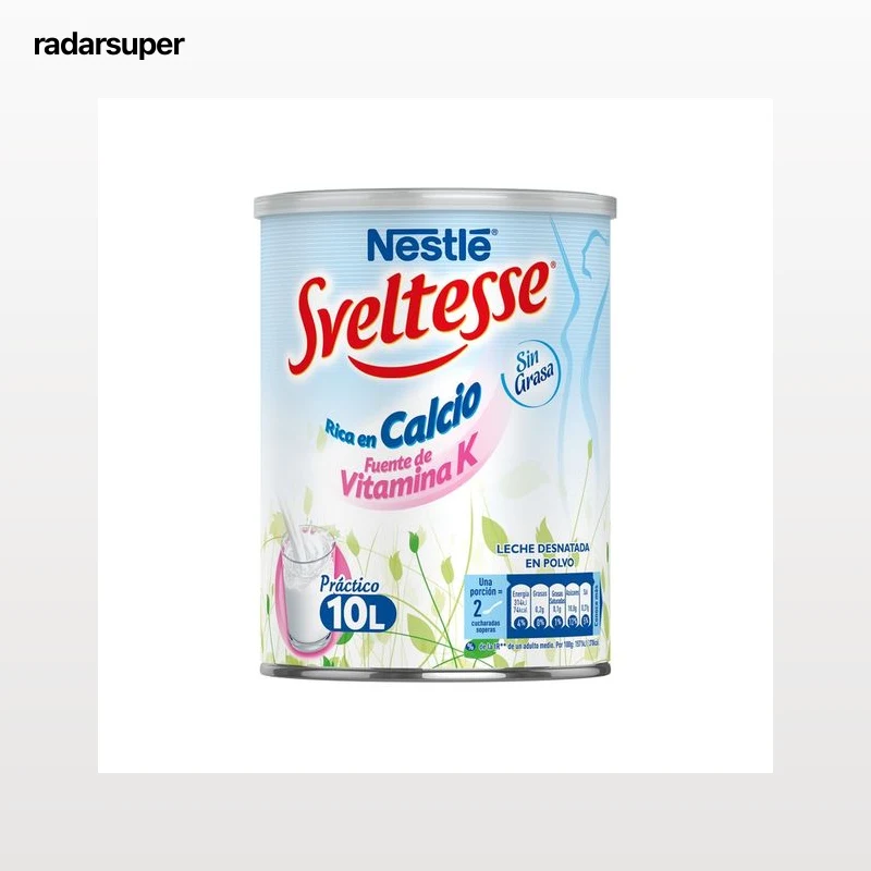SVELTESSE Leche desnatada en polvo con bifudus y calcio SVELTESSE de Nestlé 1 kg