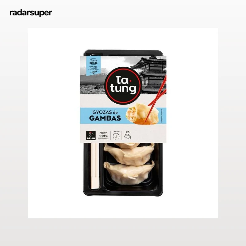 TA-TUNG Gyozas de gambas, listas para calentar y comer TA-TUNG 144 g.