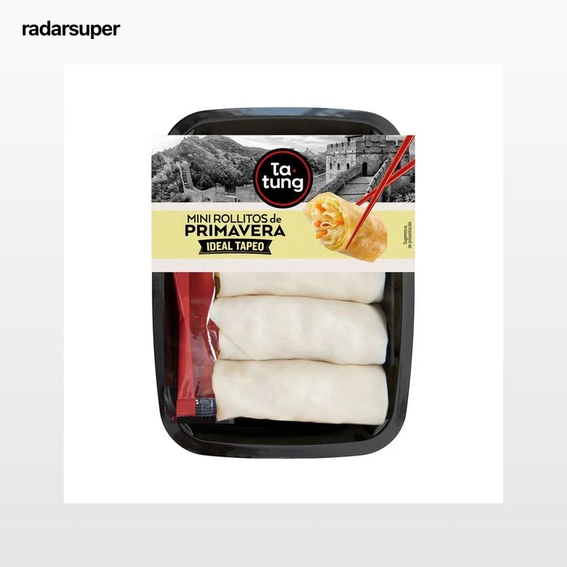 TA-TUNG Mini rollitos de primavera, ideales para tapear 140 g.