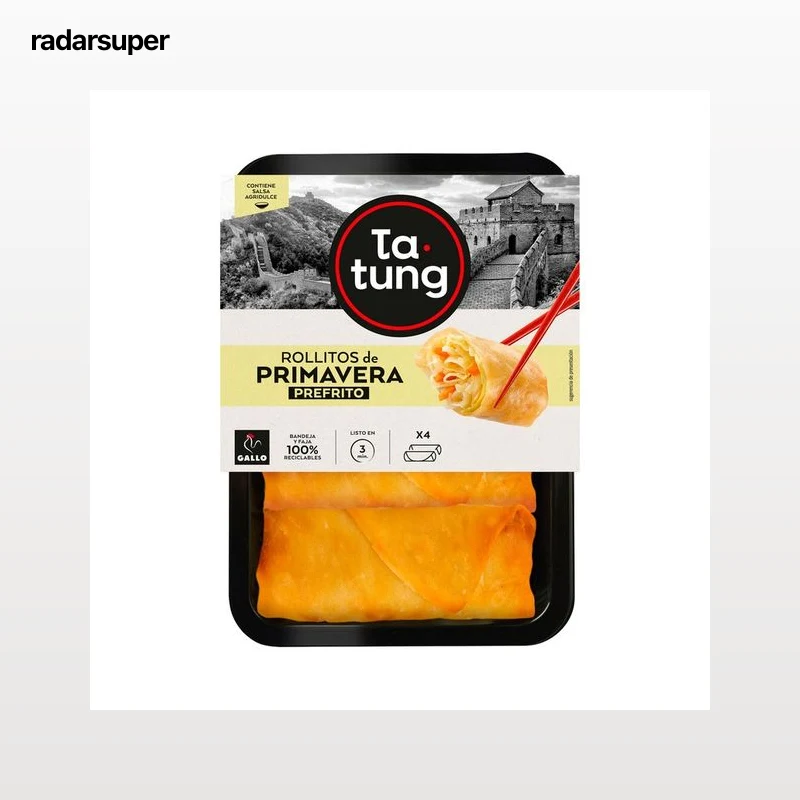 TA-TUNG Rollito de primavera prefitro 290 g.