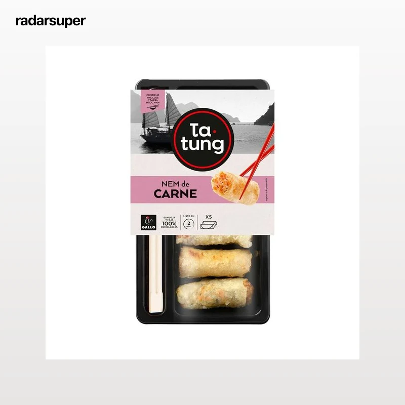 TA-TUNG Rollitos Nem de carne, listos para calentar y comer TA-TUNG 160 g.