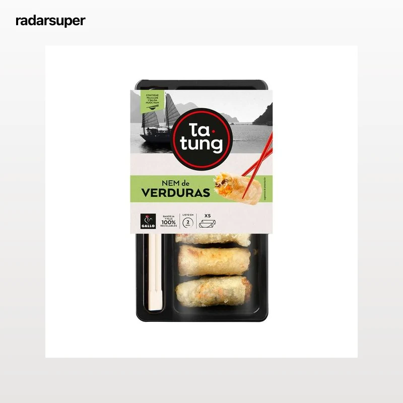 TA-TUNG Rollitos Nem de verduras, listos para calentar y comer TA-TUNG 160 g.
