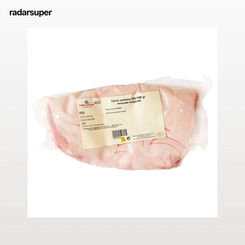 EL TABLADILLO Carret de cochinillo envasado y congelado 500 / 1100 g.