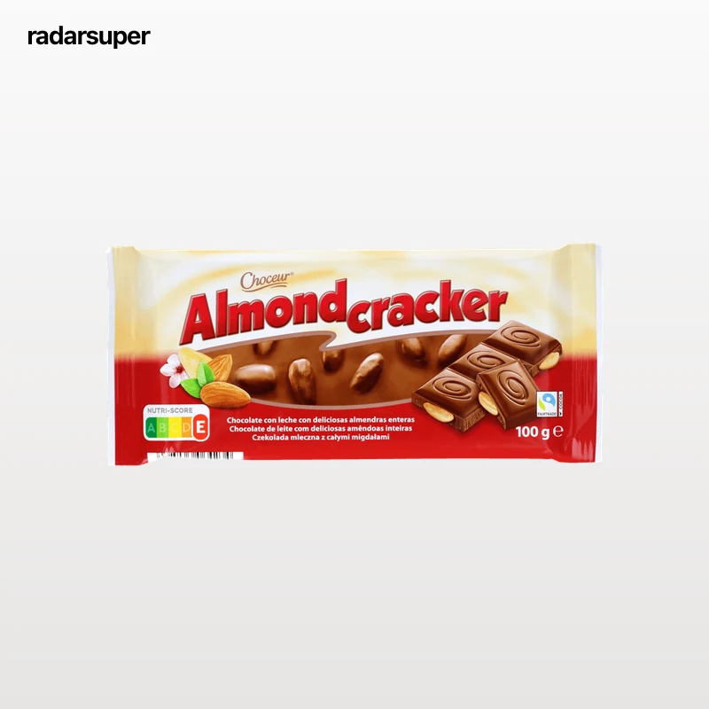 Tableta chocolate con leche almendras enteras